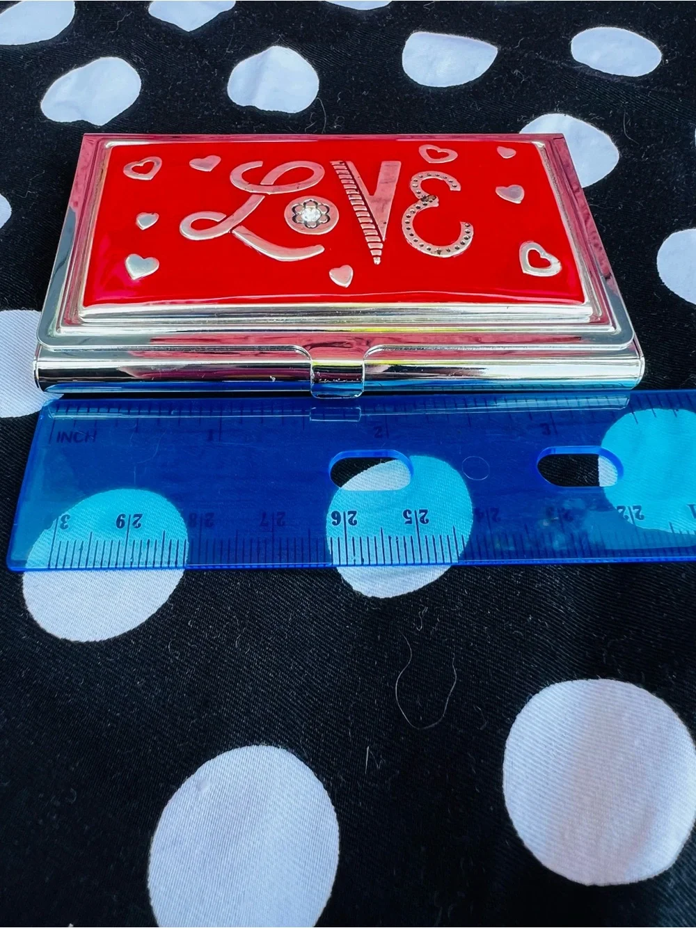 VINTAGE Brighton “HEARTLOVE CRDC” Card Case style E96180